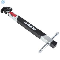 Husky 1-1/2 in. Quick-Release Telescoping Basin Wrench for Faucet and Valve Nuts