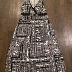 Womans Black And White Dress Size 2x By Elie McCarthy #6