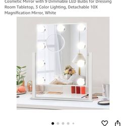 Mirror With LED 3 Modes