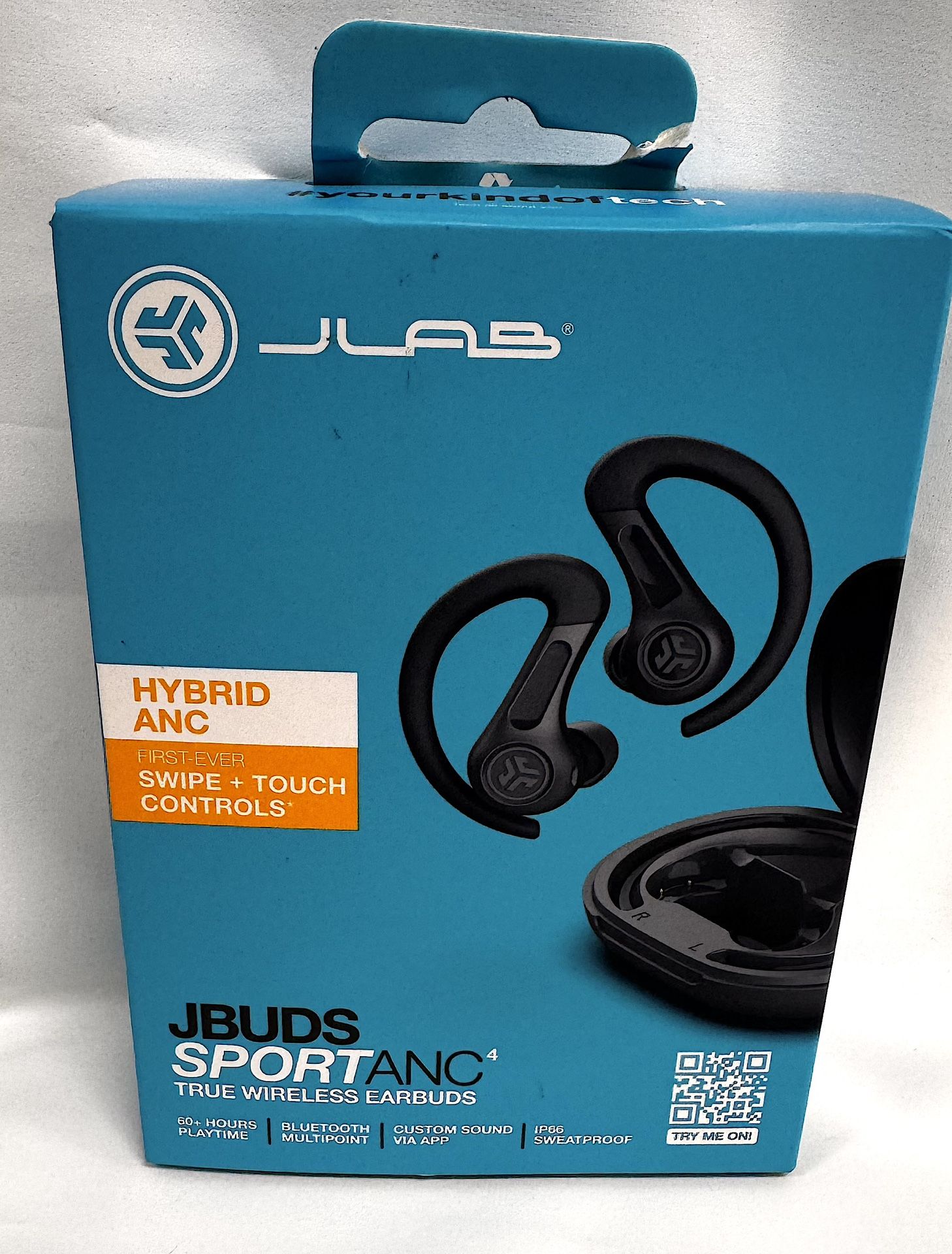 JLab JBuds ANC3 True Wireless Earbuds Smart Active Noise Canceling Black New