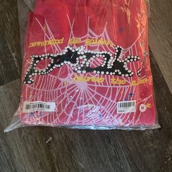 Pink Spider Hoodie Size M