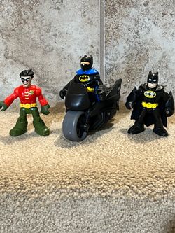Batman DC Comics imaginext lot of 4 Robin Motorcycle