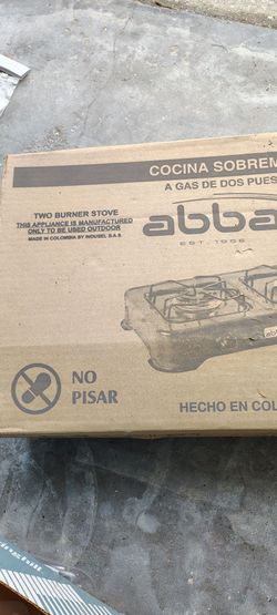 Double Burner gas stove $100 cash only.