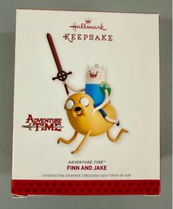 🎄2013 Hallmark Keepsake Christmas Ornament Adventure Time Finn and Jake Cartoon Network🎅🏻