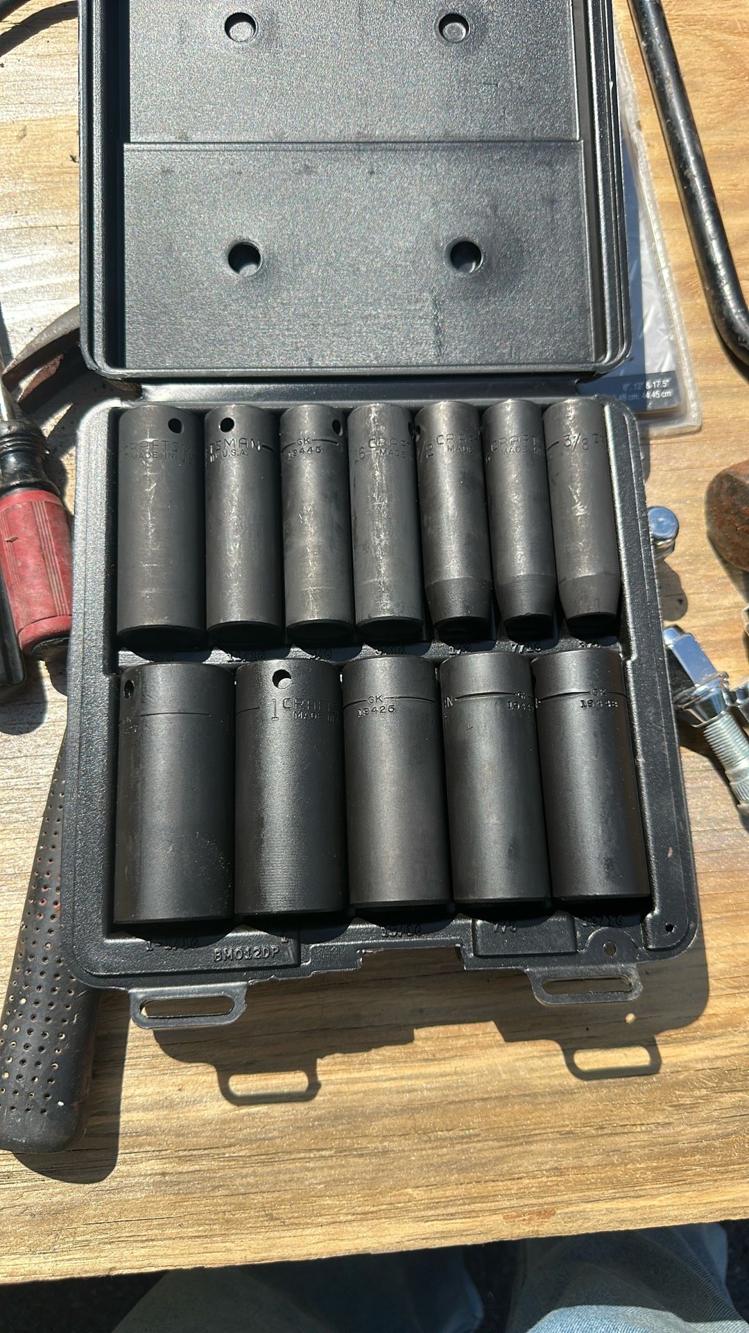 Craftsman 12pc Deep Impact Socket Set 