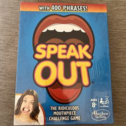 Speak Out Mouthpiece Challenge Board Game for Kids and Family Ages 8 and Up, 4+ Players 