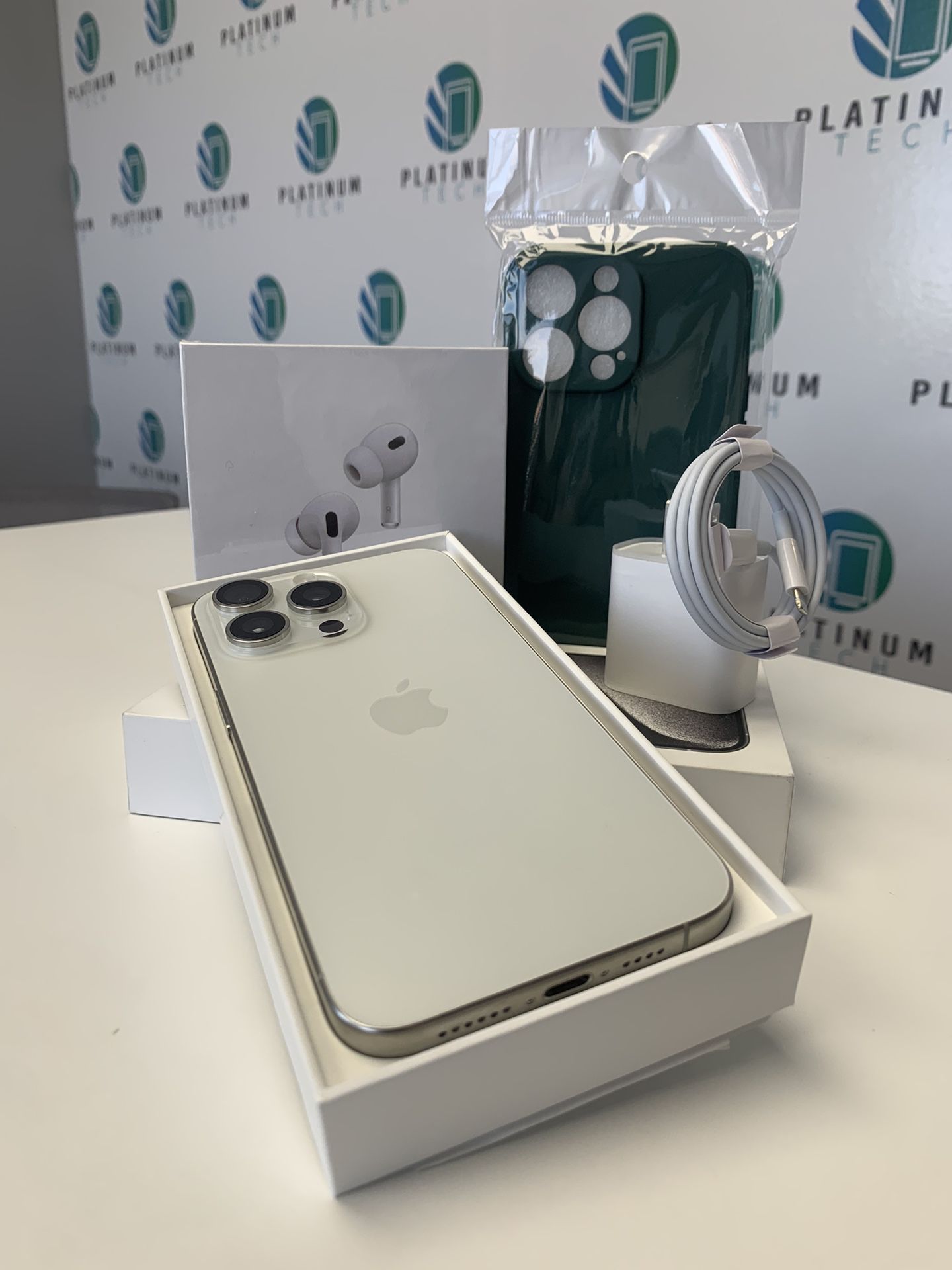 🤍📱 iPhone 15 Pro Max 256 GB Unlocked BH100%  🔋 Case And Headphones For Free 🤍📱