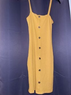 Mustard Color Dress, Size L