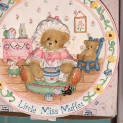 Cherished Teddies New Little Miss Muffet 6 1/2” Plate 