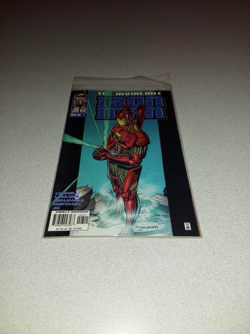 1997 THE INVINCIBLE IRON MAN #7 COMIC BAGGED