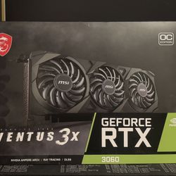 Msi GeForce 3060 Ventus 3x OC 12gb