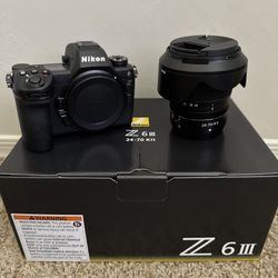 Nikon Z6III FX-format Mirrorless Camera Body w/NIKKOR Z 24-70mm f/4 S