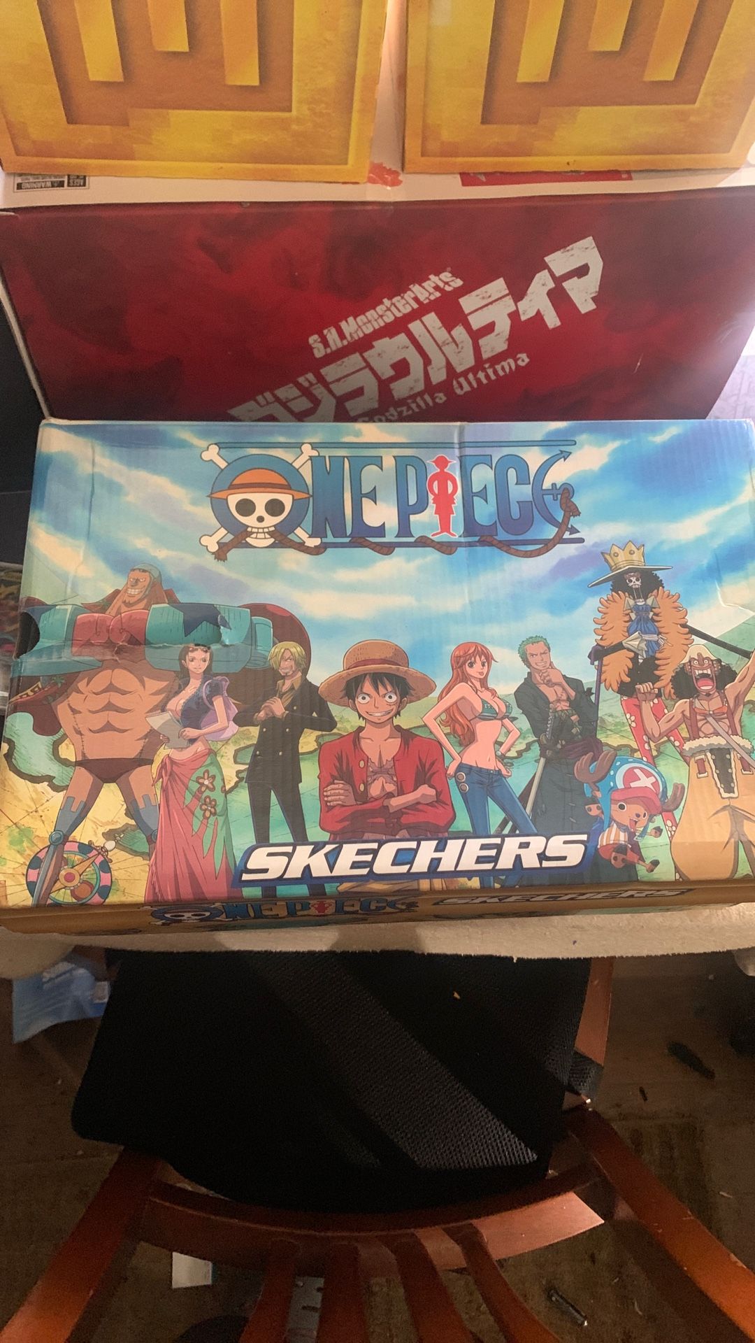 Skechers One Piece Shoes Luffy Size 11
