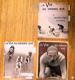 Vintage French Cycling Magazines La Vie au Grand Air 1903–1904 Lot of 3