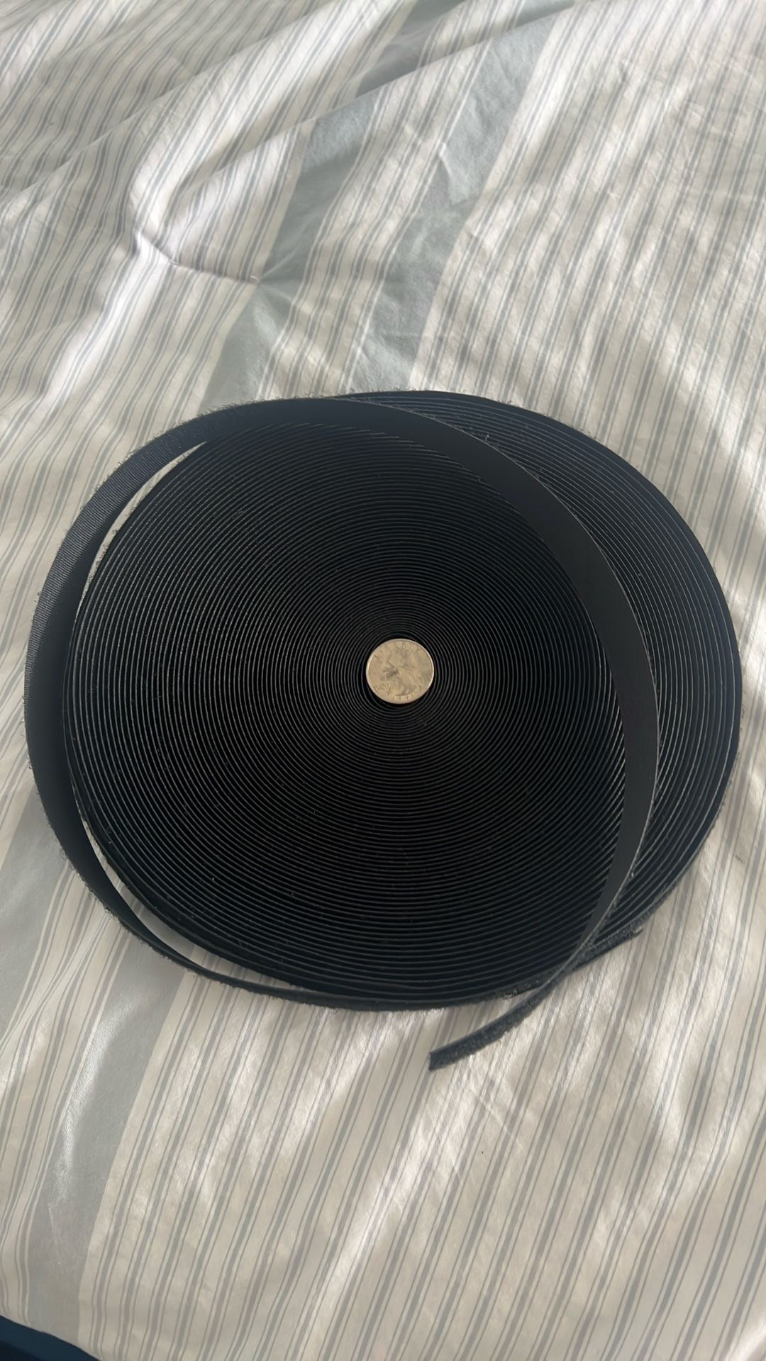 Rolls of Velcro black brand new