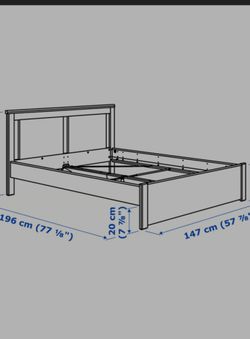 Full size bed frame