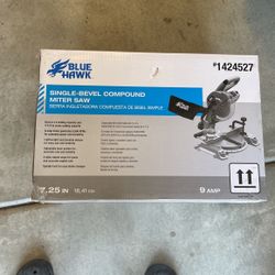 Brand New Blue Hawk Miter Saw 