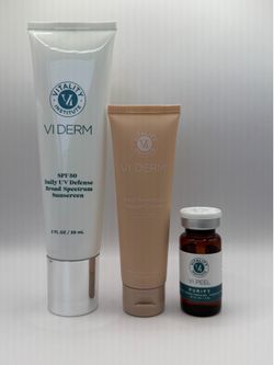 VI Peel Purify .16 fl oz / 5 ml + VI Derm Post-Treatment Repair Cream .75 FL +  • 1 VI Derm SPF 50 Daily UV Defense Sunscreen 2 fl. oz