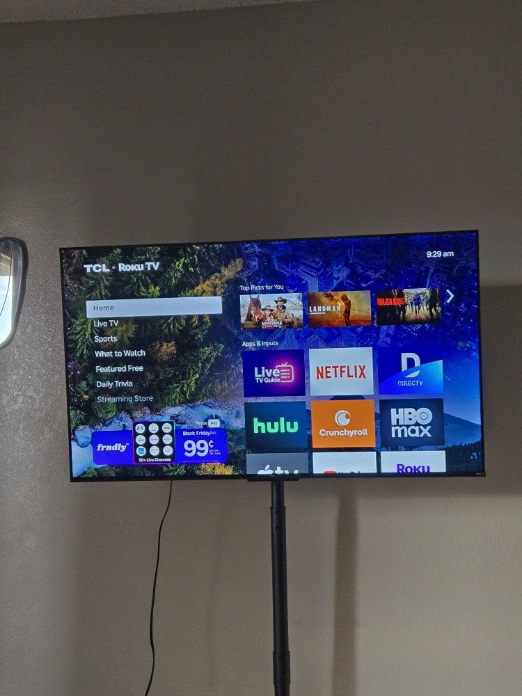 50 Inch Tcl Roku Tv With Mobile Mount