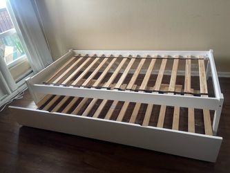 Twin XL Trundle Bed Frame – $80