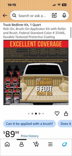 Bedliner paint