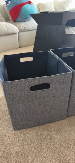 Felt storage bin