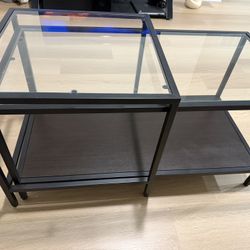 Glass Top Nesting Coffee Table