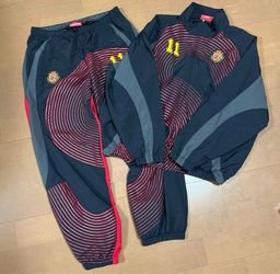 supreme sweatsuit red and black size S