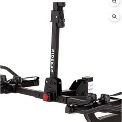 KAC K2 Sport 2" Hitch Mounted Bike Rack with Locking Mechanism, Black