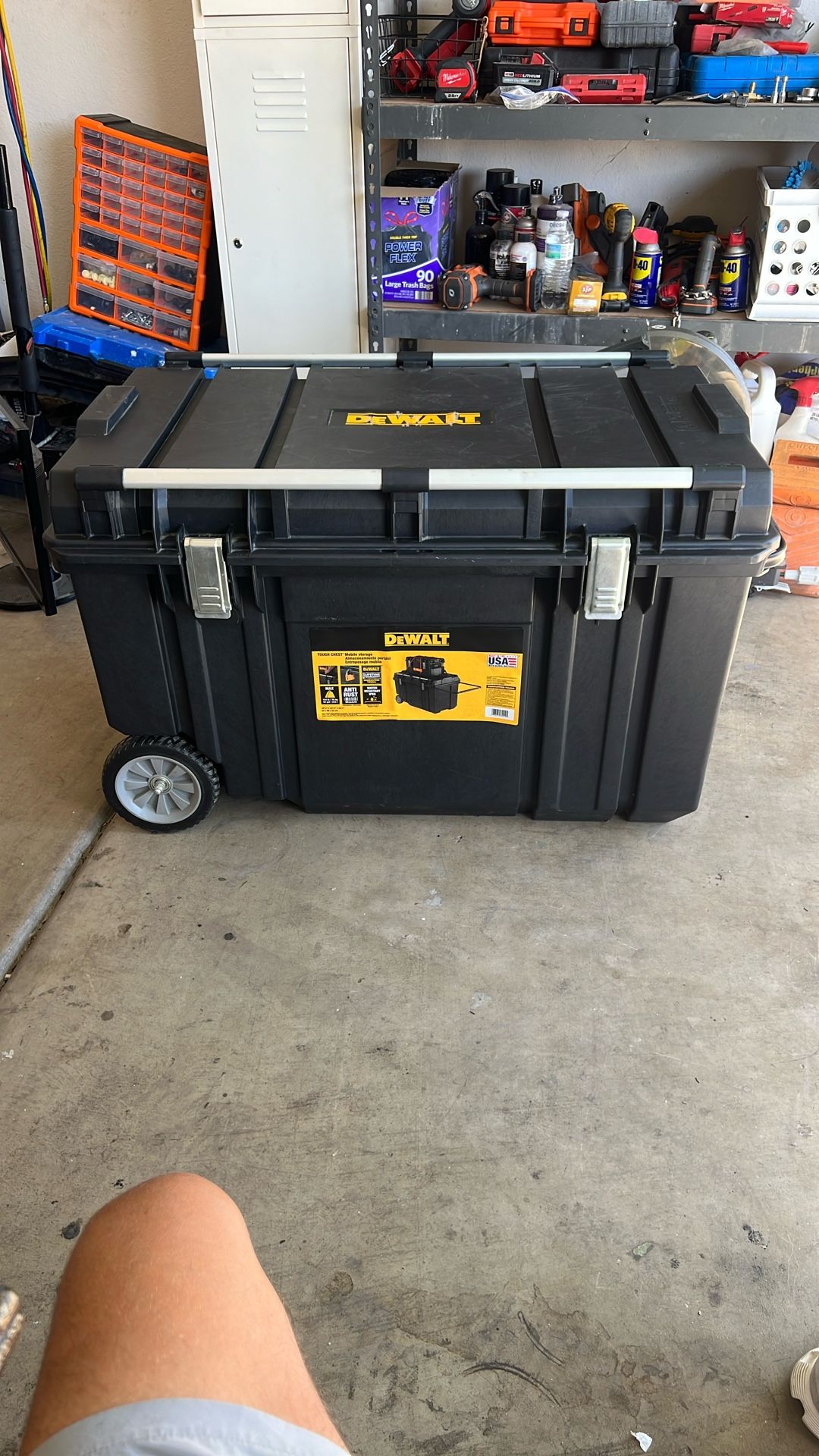 DEWALT Tough Chest Mobile Storage (model DWST38000).