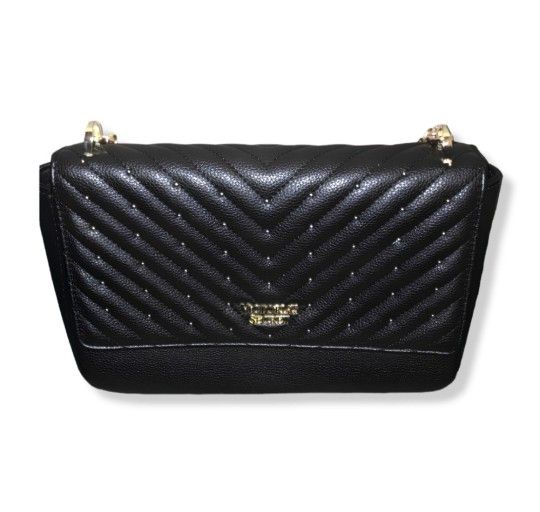 Shipping Only! VS Studded V-Quilt Bond Street Shoulder Bag