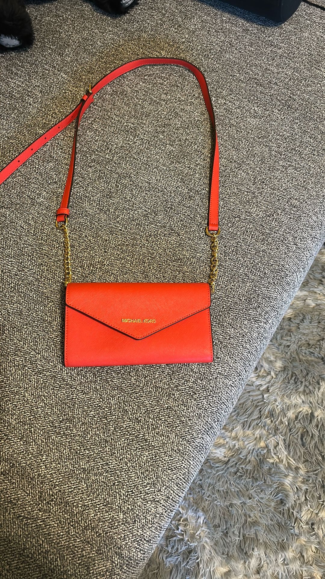 Brand New Michael Kors Red Crossbody Purse