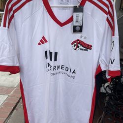 ADIDAS EARTHQUAKES JERSEY AUTHENTIC 2XL
