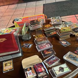 Sports Cards And Pokémon Card Collections 