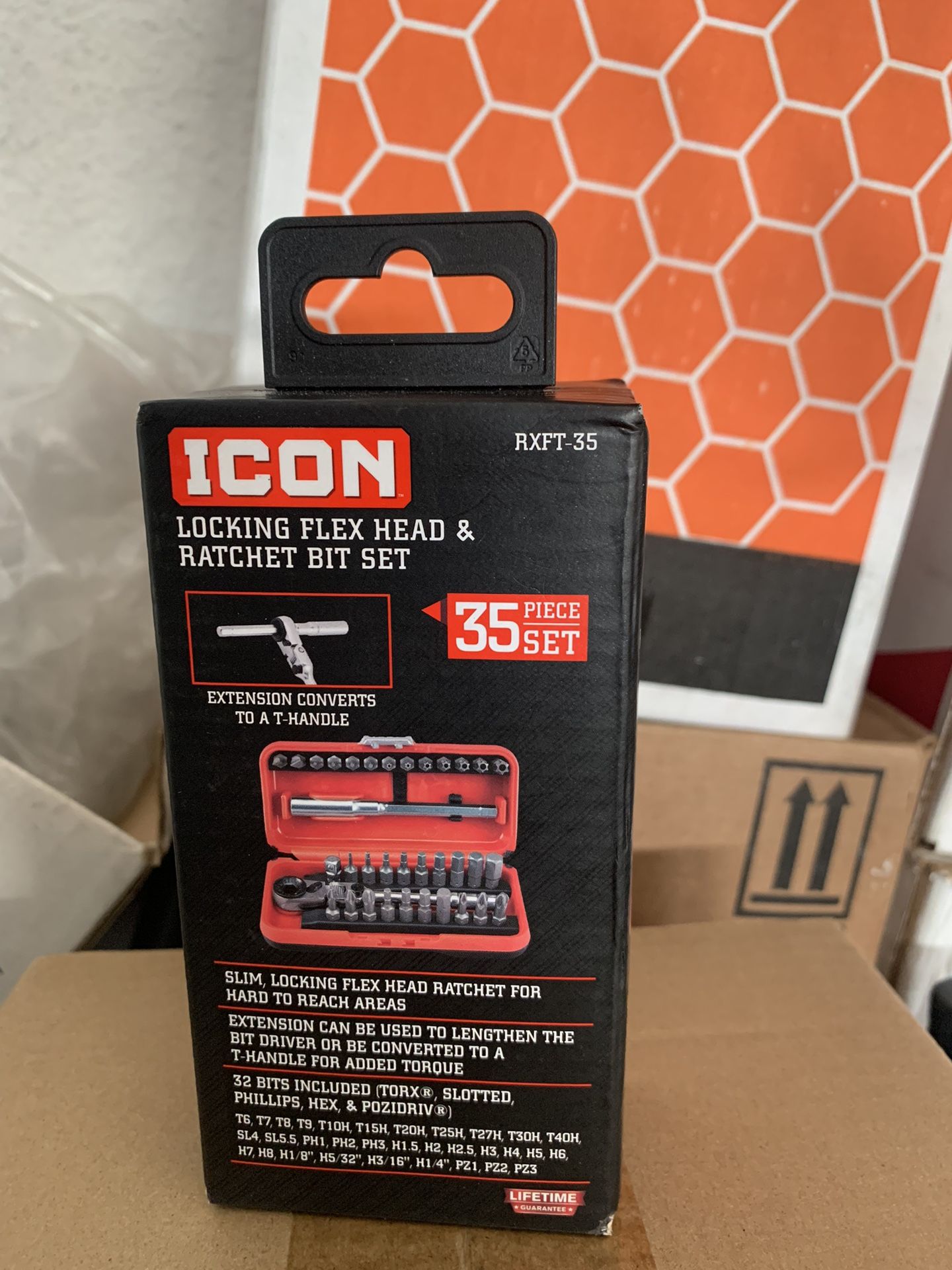 Icon Ratcheting Flex Head Bit Set