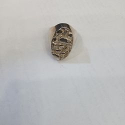 Sterling RE(contact info removed)54US 925Men's Nugget Ring 
