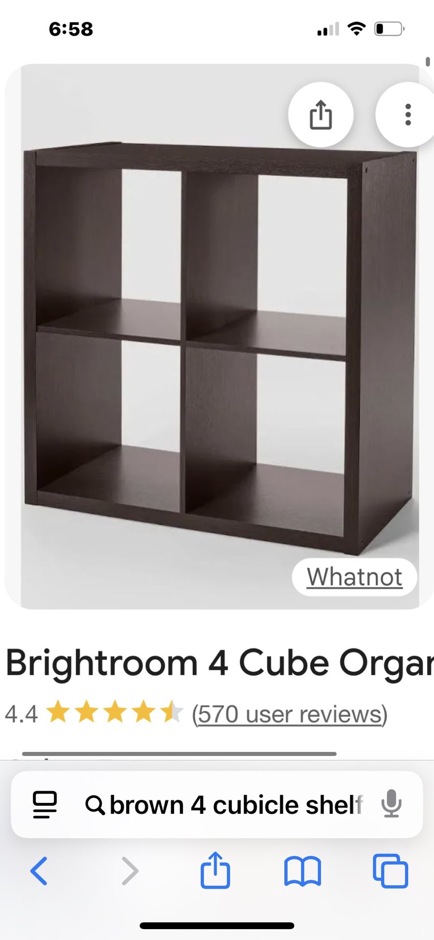 4 Cube Shelf From Target