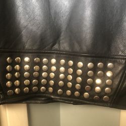 Biker Studded Leather Jacket