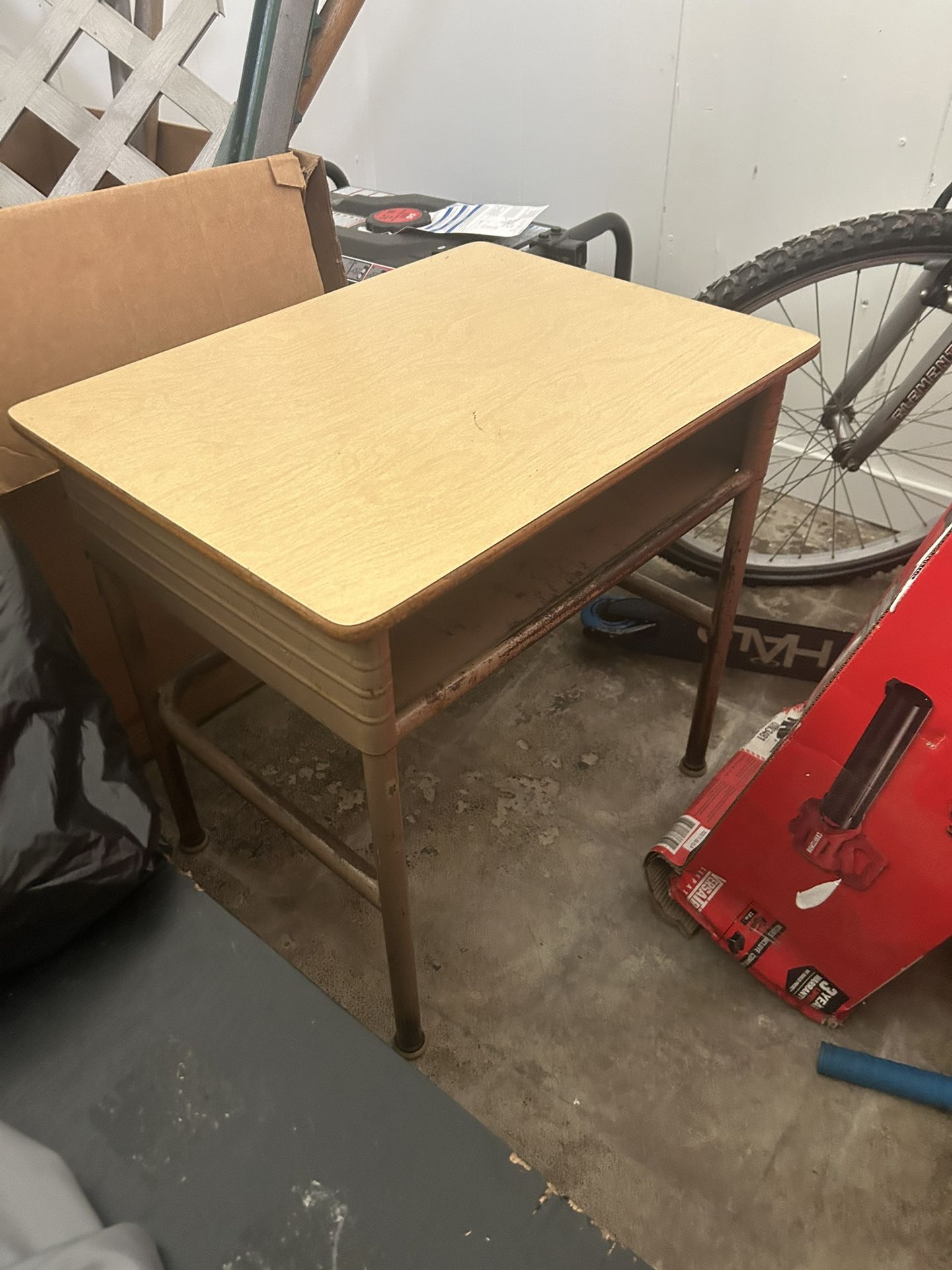 Reduced Antique Student Desk