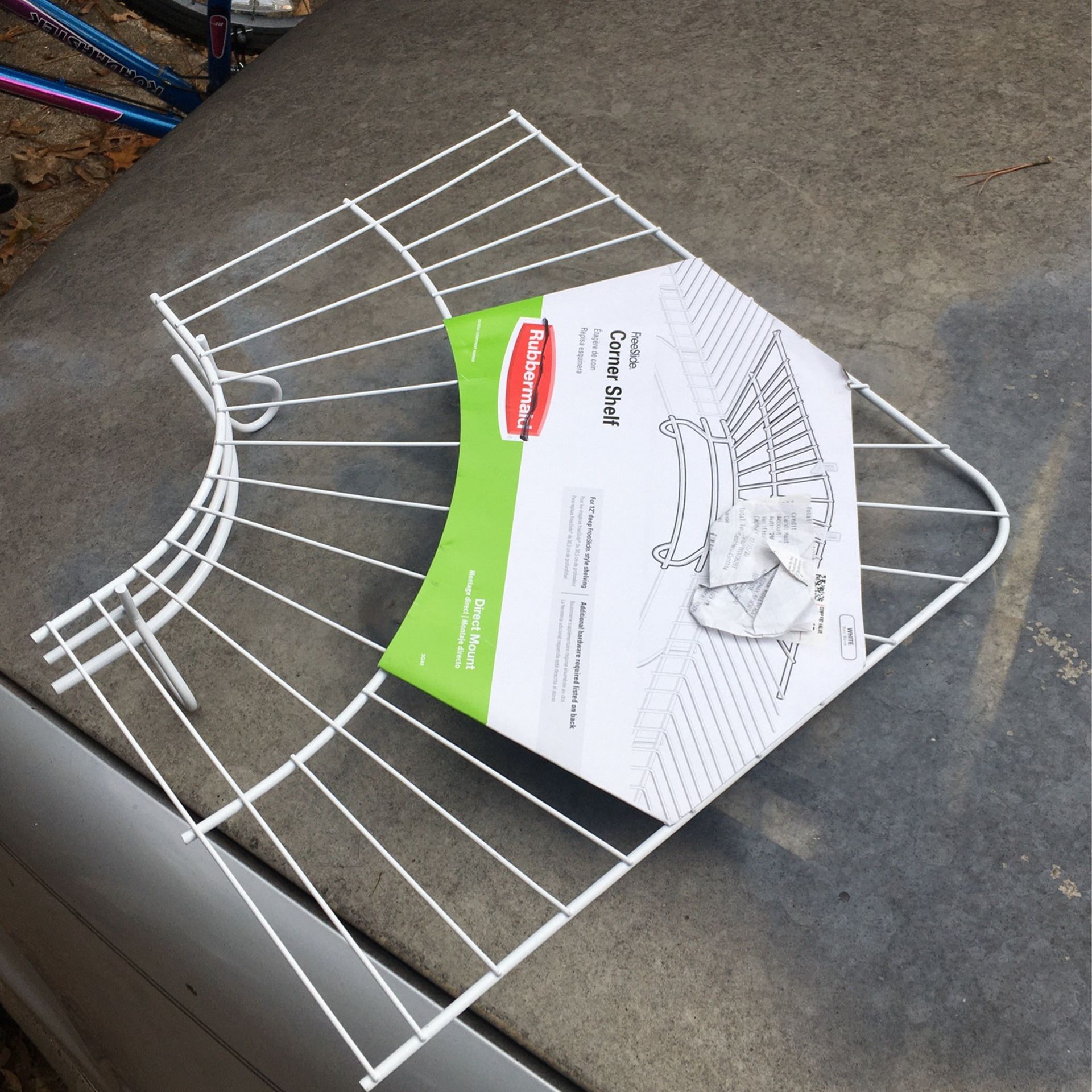 Metal Corner Shelf Add On