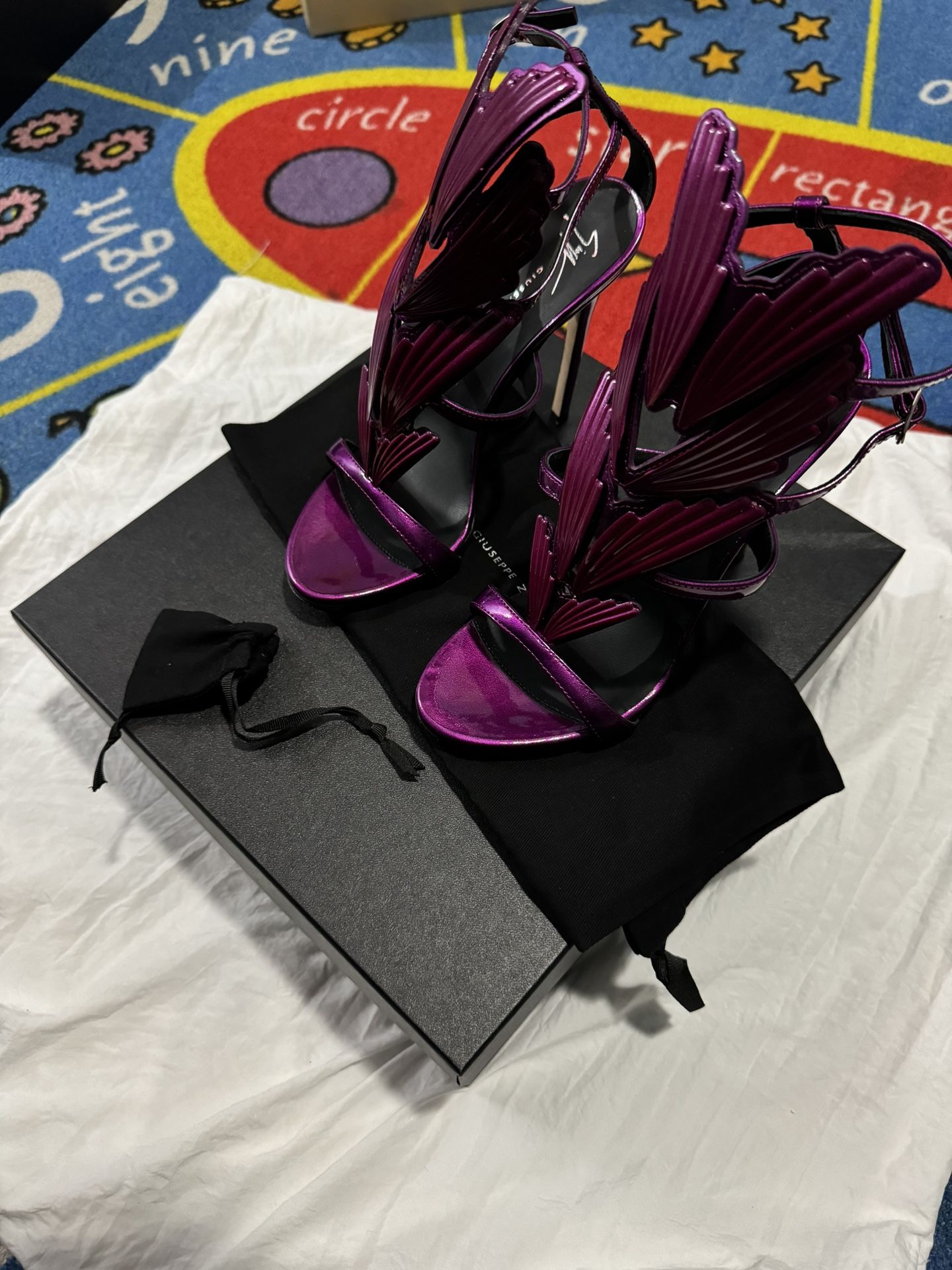 Giuseppe Zanotti Purple Heels