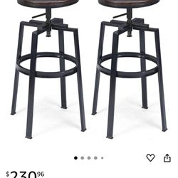 Bar Bar Stools Set of 2