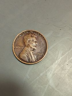 Rare 1929 Lincoln Wheat Penny Double Dye No Mint Mark Error Coin