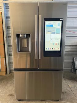 New 36 in. 30 cu. ft. Mega Capacity Standard Depth 3-Door French Door Refrigerator in Stainless Steel with Family Hub