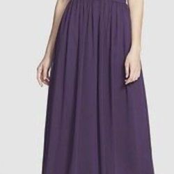 Purple Long Party Dress