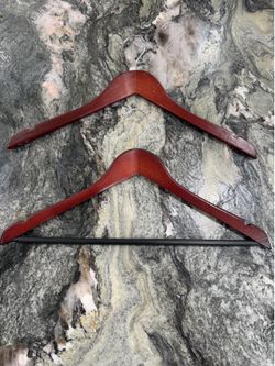 Walnut Wood suit/coat hangers