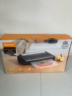 Sboly YD-F88 Automatic Vacuum Sealer Food Saver w/ Roll Storage & Cutter