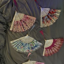 Ornamental Folding Hand Fans