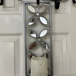 Wall Mirror Candle Holder 