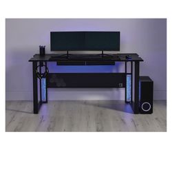 Office desk, Chair, & Roller Floor Mat: $100